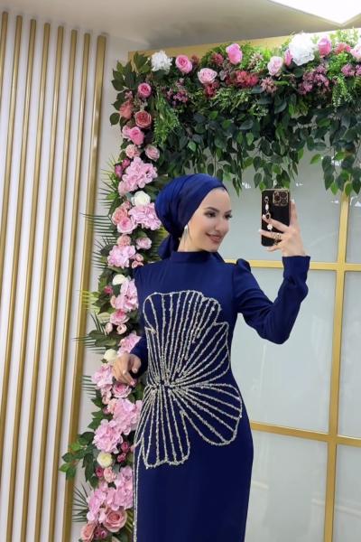 Bahar Abiye Lacivert