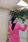 Blazer Ceket Pembe