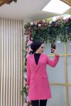 Blazer Ceket Pembe
