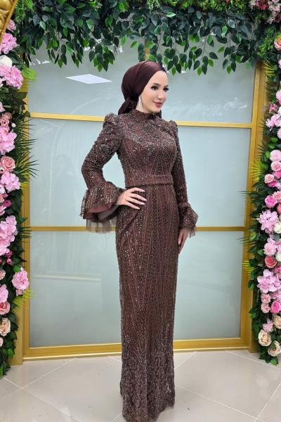 Ezgi Abiye  Kahverengi