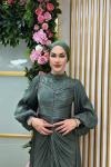 Hazal Abiye Mint Yeşili