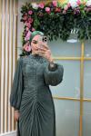Hazal Abiye Mint Yeşili