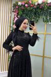 Hilal Abiye  Siyah
