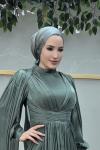 Janjan Şal  Mint Yeşili
