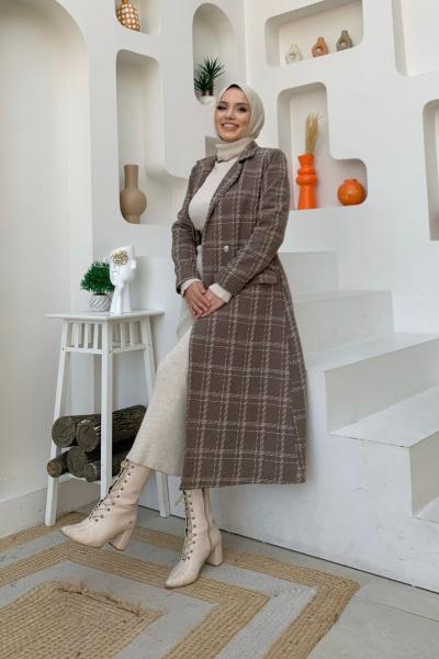 kahve tüvit ceket Acı Kahve