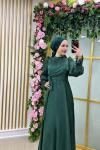 Kolu Taşlı Suzan Abiye  Zümrüt
