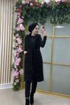 modaperfect combo kumaş yelek 110 cm kod:25815 Siyah