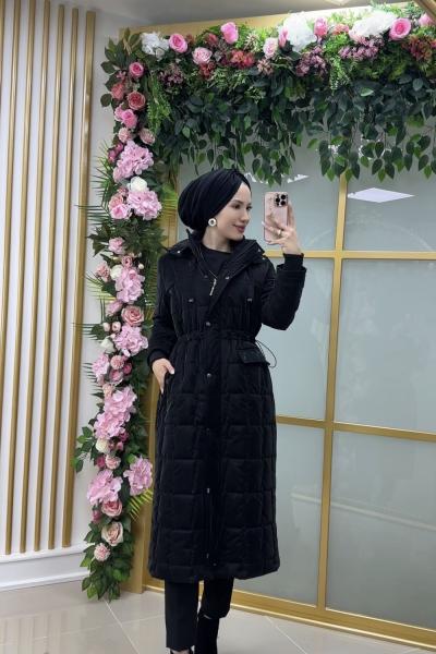 modaperfect combo kumaş kaban 120 cm kod:25806 Siyah