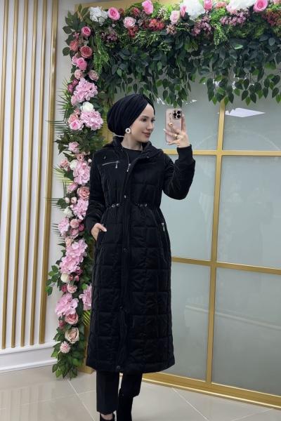 modaperfect combo kumaş kaban 120 cm kod:25801 Siyah