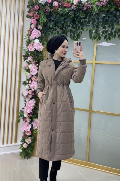 modaperfect combo kumaş kaban 120 cm kod:25801 Vizon