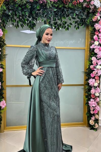 Nehir Abiye  Mint Yeşili