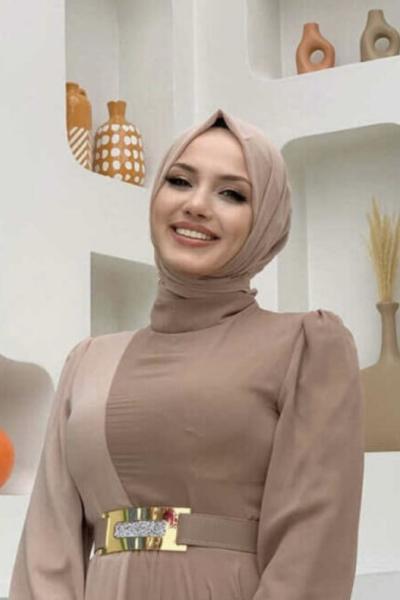 Şifon Şal Vizon