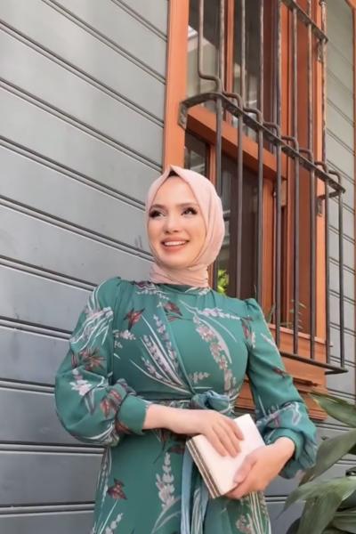 Şifon Şal Krem