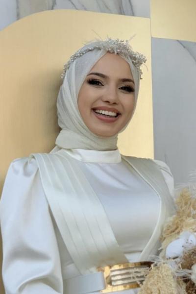 Şifon Şal Beyaz