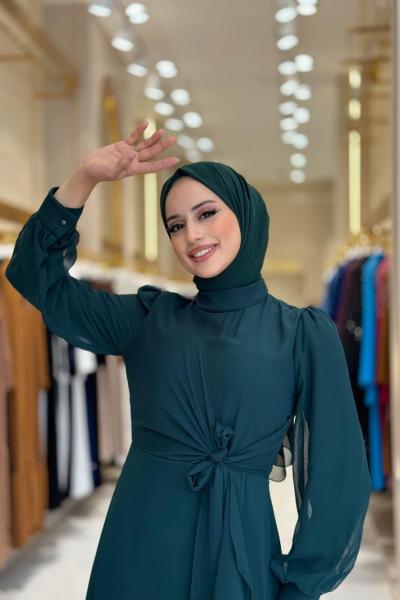 Şifon Şal Zümrüt