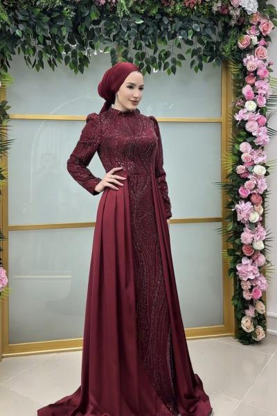 Şule Abiye Bordo