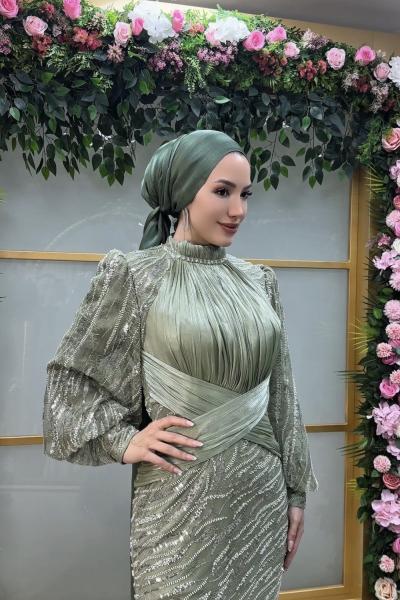 Sultan abiye Mint Yeşili