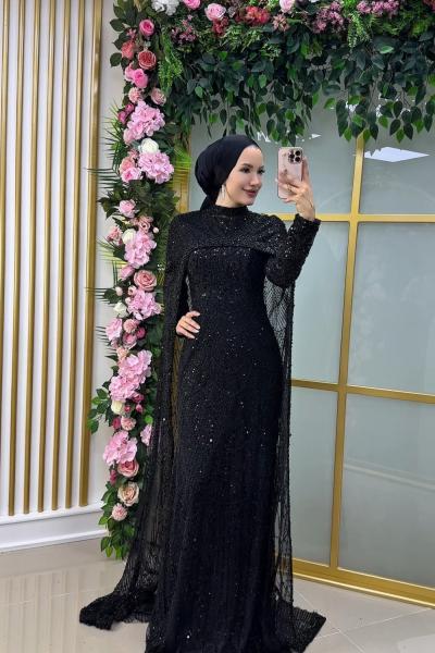 Tuğçe Abiye  Siyah