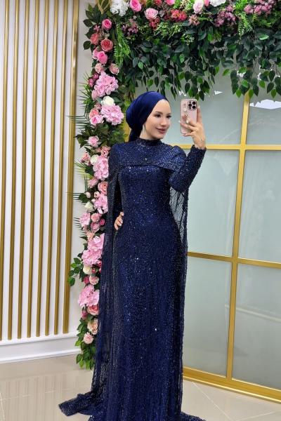 Tuğçe Abiye  Lacivert