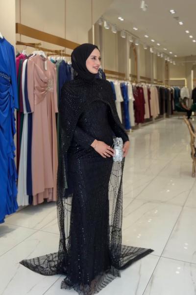 Tuğçe Balık Abiye BYM Siyah