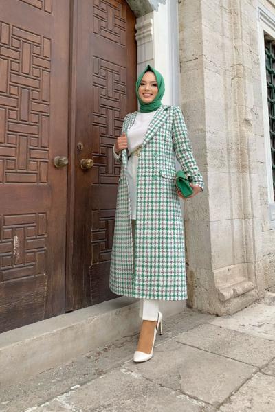 yeşil tüvit ceket Yeşil